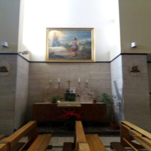Lucera - Chiesa di Cristo Re - Altare laterale sinistro - San Isidoro