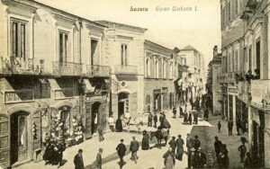 Lucera - Piazza Gramsci (Corso Umberto l) anni 20