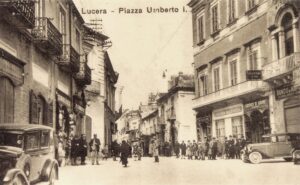 Lucera - Piazza Gramsci (Corso Umberto l) anni 30