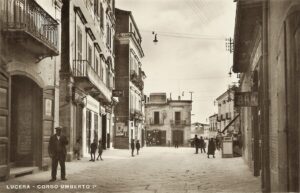 Lucera - Piazza Gramsci (Corso Umberto l) anni 40