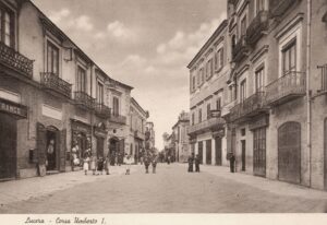 Lucera - Piazza Gramsci (Corso Umberto l) anni 40