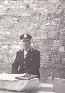 Lucera - Fortezza svevo-angioina 1961 - Vigile Francesco Antonio Fasano - Foto fornita da Antonio Alvisi