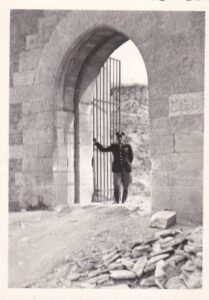 Lucera - Fortezza svevo-angioina 1961 - Vigile Francesco Antonio Fasano - Foto fornita da Antonio Alvisi