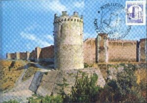 Lucera - Fortezza svevo-angioina 1971 - Con francobollo emesso da Poste Italiane
