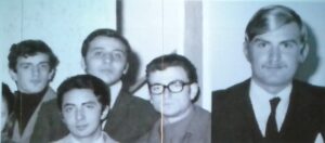 Lucera - Gruppo Teatrale Amici dell'Arte 1969 - I fondatori dell'Associazione Amici dell'Arte - Dino Fusco, Fernando Battista, Emanuele De Marco, Fiorenzo Fattibene, Germano Benincaso