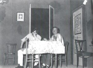 Lucera - Gruppo Teatrale Amici dell'Arte 1975 - Ze Necole - Germano Benincaso (Luzzille) e Lello Spagnuolo (Geruzze)