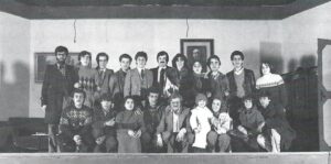 Lucera - Gruppo Teatrale Amici dell'Arte 1978 - 'Non ti pago' - Tutti i componenti del Gruppo 'Amici dell'Arte impegnati nell'allestimento della commedia