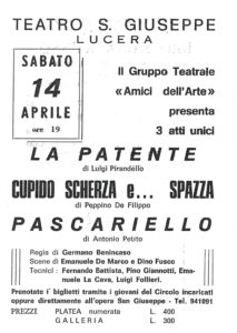 Lucera - Gruppo Teatrale Amici dell'Arte 1984
