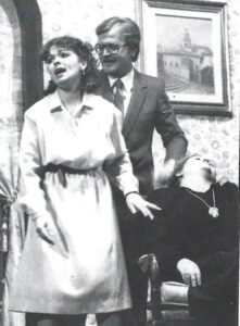Lucera - Gruppo Teatrale Amici dell'Arte 1984 - 'Nfermire se nasce'- Angela Polito, Lello Spagnuolo e Ida Salvatore