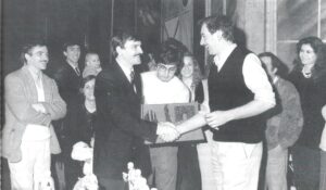 Lucera - Gruppo Teatrale Amici dell'Arte 1985 - Teatro Giulio Cesare di Roma - Incontro con Luca De Filippo (figlio di Eduardo)