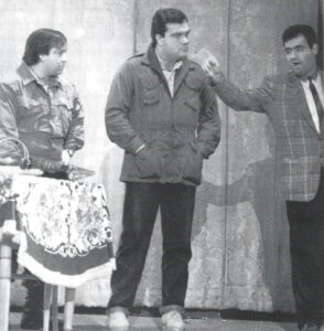 Lucera - Gruppo Teatrale Amici dell'Arte 1986 - Varietà - 'Torna a casa Rambo' - Arturo Monaco, Luigi Follieri e Gino Sardella