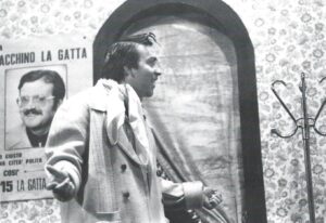 Lucera - Gruppo Teatrale Amici dell'Arte 1987 - 'U diavel e l'acqasant' - Arturo Monaco nei panni di 'Ncurnatille'