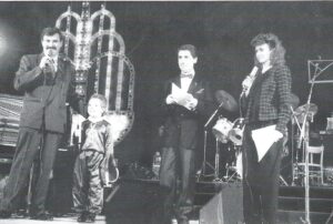 Lucera - Gruppo Teatrale Amici dell'Arte 1989 - Teatro San Giuseppe - 'Il debuttante' - 'La corrida show' I presentatori con Germano Benincaso e Davide Marotta