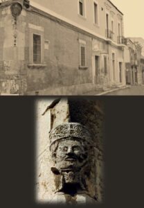 Lucera - Maschera apotropaica in Via dei Giardini