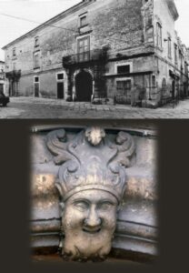 Lucera - Mascherone sul palazzo Palazzo Caropresa-Bonghi in via D'Amelj