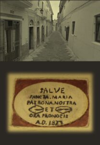 Lucera - Particolare in via Petrilli (ex via Santa Caterina)