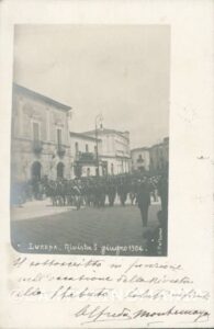 Lucera - Piazza Duomo - Rivista militare 1904