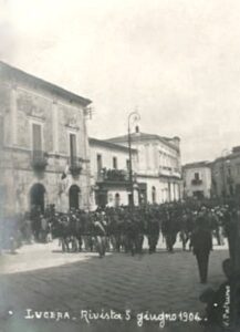 Lucera - Piazza Duomo - Rivista militare 1904