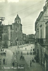 Lucera - Piazza Duomo anni 60