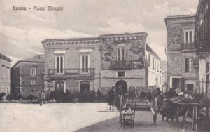 Lucera - Piazza della Repubblica (Piazza Mercato) 1910 - Collezione di Armando Testa