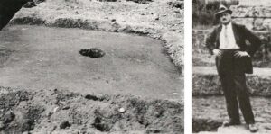 Lucera - Piazza San Matteo scavo diretto dal prof. Quintino Quagliati (1869-1932) nel 1922