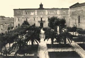 Lucera - Piazza Tribunali anni 50