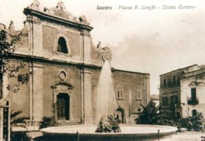 Lucera - Piazza del Carmine anni 30