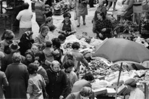 Lucera - Piazza della Repubblica 1977 - Foto di Roberto Toriello