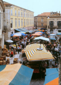 Lucera - Piazza della Repubblica anni 70