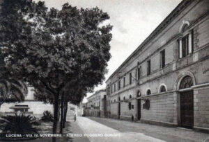 Lucera - Via IV Novembre anni 50