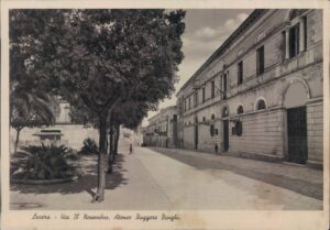 Lucera - Via IV Novembre anni 50 - Foto di Gianni Mentana