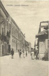 Lucera - Via IV Novembre (corso Garibaldi) 1900 - Foto di Antonio Iliceto