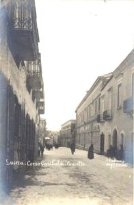 Lucera - Via IV Novembre (corso Garibaldi) 1900 - Foto di Gianni Mentana