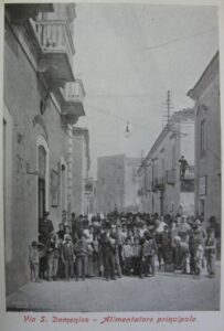 Lucera - Via S. Domenico 1903 - Inaugurazione impianto elettrico
