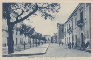 Lucera - Via S. Domenico - Primi 900 - Lucera - Caserma Carabinieri