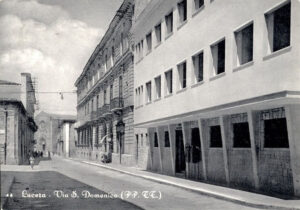 Lucera - Via S. Domenico anni 60 - Nuovo Ufficio Postale