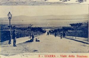 Lucera - Viale Ferrovia (Viale della stazione) 1887