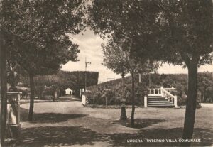 Lucera - Villa comunale 1949