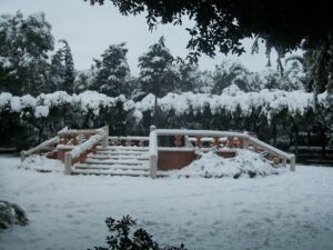 Lucera - Villa comunale 1988 - Foto di Armando Testa