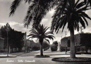 Lucera - Villa comunale anni 60