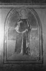 Lucera - Chiesa di S. Francesco - S. Margherita, o Marina, vergine e martire (Antiochia di Pisidia, 275 – 290 d.C.), patrona delle partorienti- Foto di Filippo Squeo