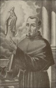 Lucera - Chiesa di S. Francesco - San Francesco Antonio Fasani anni 40