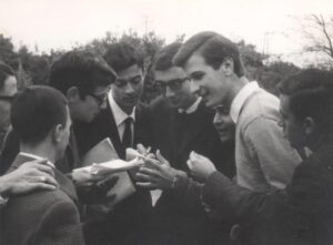 Lucera - Istituto Tecnico Commerciale e per Geometri 1967 - Cast spettacolo alunni - Foto di Lino Montanaro