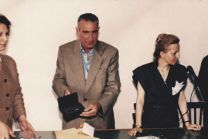 Lucera - Edificio scolastico "Lombardo Radice" 1992 - Pensionamento di Emanuele Miano - Foto di Angelo Miano