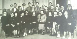 Lucera - Scuola media A. Manzoni 1956-57 - Foto di Armando Lovino