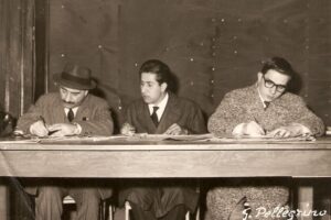 Lucera - Campanile Sera 1960 - Circolo Unione - Collaborazione alla squadra di esperti partecipanti alla gara - Di Croce, Aldo Ferrante, Antonio Iliceto