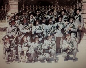 Associazione Bersaglieri di Lucera anni 60 - Fanfara Bersaglieri - Capo Fanfara Bers. Iliceto Raffaele - Foto di Donato Capobianco