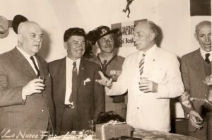 Associazione Bersaglieri di Lucera anni 60 - Visita alla Sezione Bersaglieri del Presidente Nazionale Col. Bers. Bonifazi