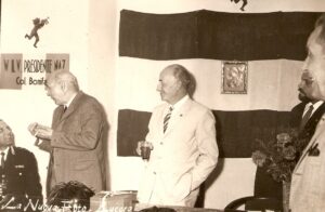 Associazione Bersaglieri di Lucera anni 60 - Visita alla Sezione Bersaglieri del Presidente Nazionale Col. Bers. Bonifazi