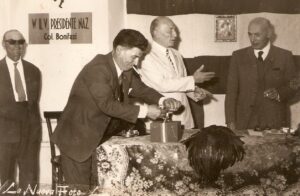 Associazione Bersaglieri di Lucera anni 60 - Visita alla Sezione Bersaglieri del Presidente Nazionale Col. Bers. Bonifazi